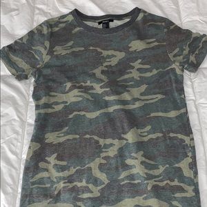 Camo T-shirt dress